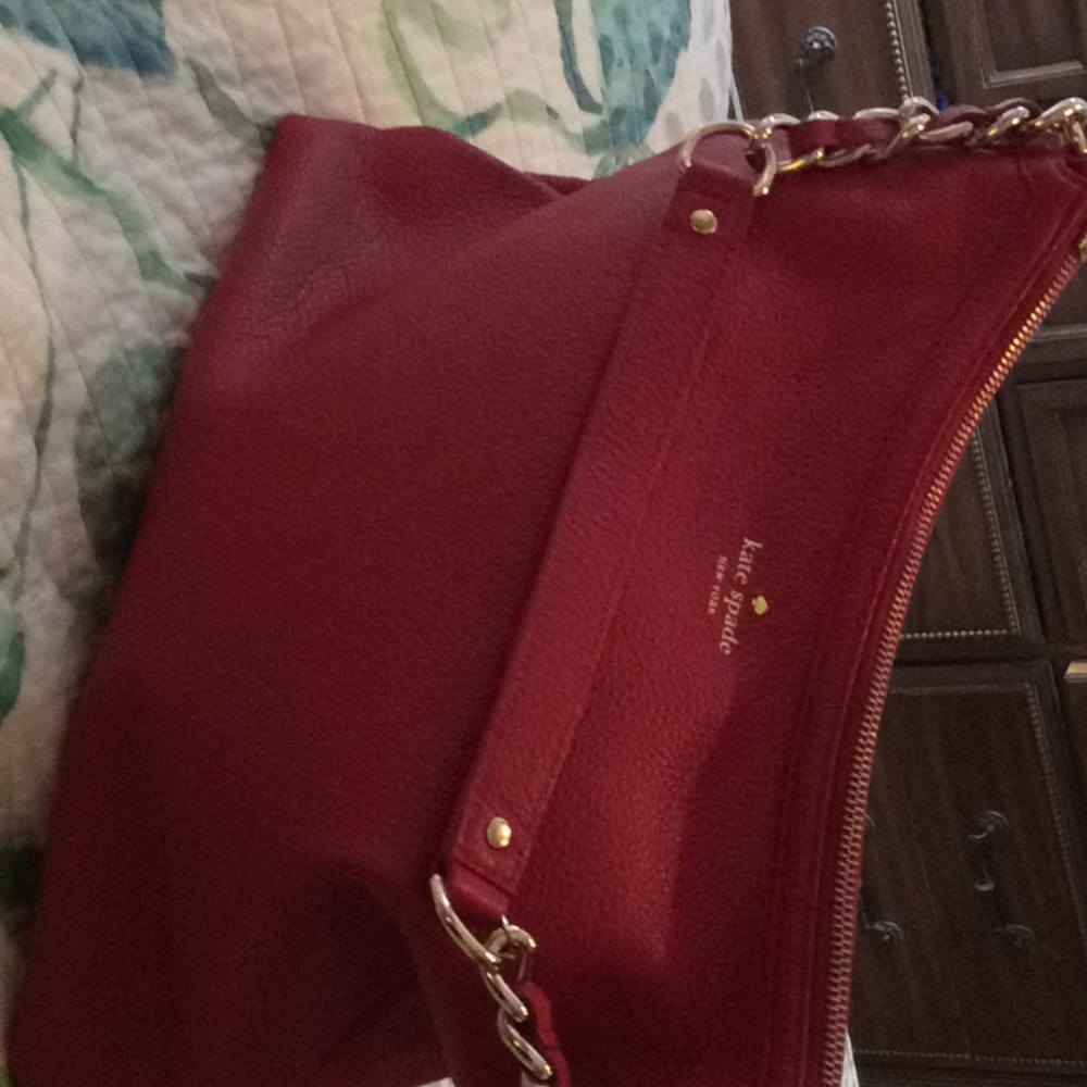 Kate Spade red leather purse